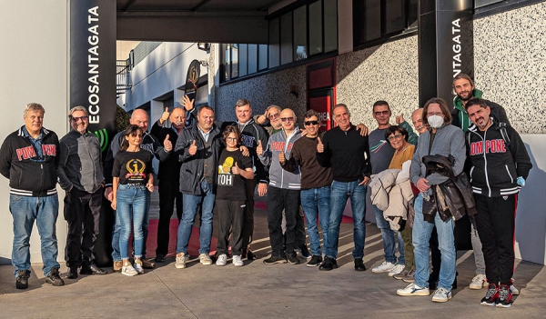 Il Pompone in visita al museo &quot;Moto dei Miti&quot;